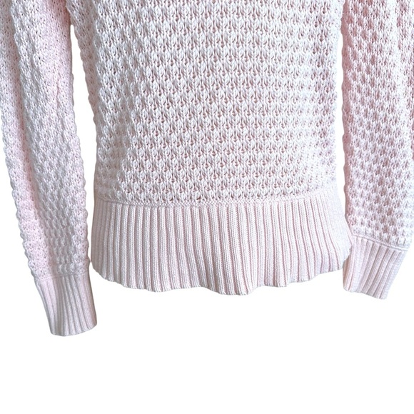 TOMMY HILFIGER Vintage Y2K Pink Knit Cardigan Sweater School Girl Preppy Large - Picture 7 of 14